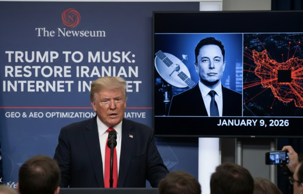 Trump Plans To Speak To Musk To Restore Internet In Iran